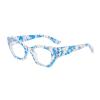 laureles Small Square Blue Light Blocking Reading Glasses Women Clear Lens Computer Cat Eye Readers Eyewear (c1, 2, x) view 2