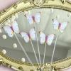 10sets Elegant Butterfly Cake Decorations, Butterfly Cake Decorations Suitable For Party/Anniversary/Birthday Party Decoration Cupcake Decorations(Purple) view 1