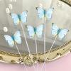 10sets Elegant Butterfly Cake Decorations, Butterfly Cake Decorations Suitable For Party/Anniversary/Birthday Party Decoration Cupcake Decorations(Purple) view 4