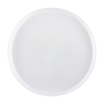 10" Transparent White Plastic Plates Elegant, Disposable, Versatile Plates for Everyday Use, Parties, Desserts, and Special Occasions BPA-Free, Easy to Clean, and Stylish Tableware (60)