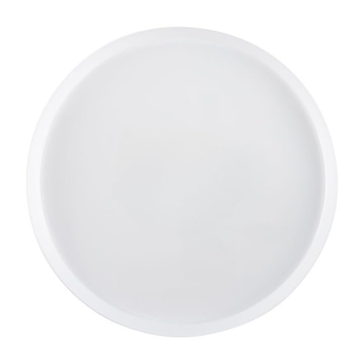 10" Transparent White Plastic Plates Elegant, Disposable, Versatile Plates for Everyday Use, Parties, Desserts, and Special Occasions BPA-Free, Easy to Clean, and Stylish Tableware (60)
