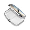 Pill Box Eagle Mountains Square Pill Case for Purse & Pocket 2 Compartment Medicine Pill Organizer Portable Travel Pillbox Medicine Vitamin Cod Liver Oil Storage Box view 3