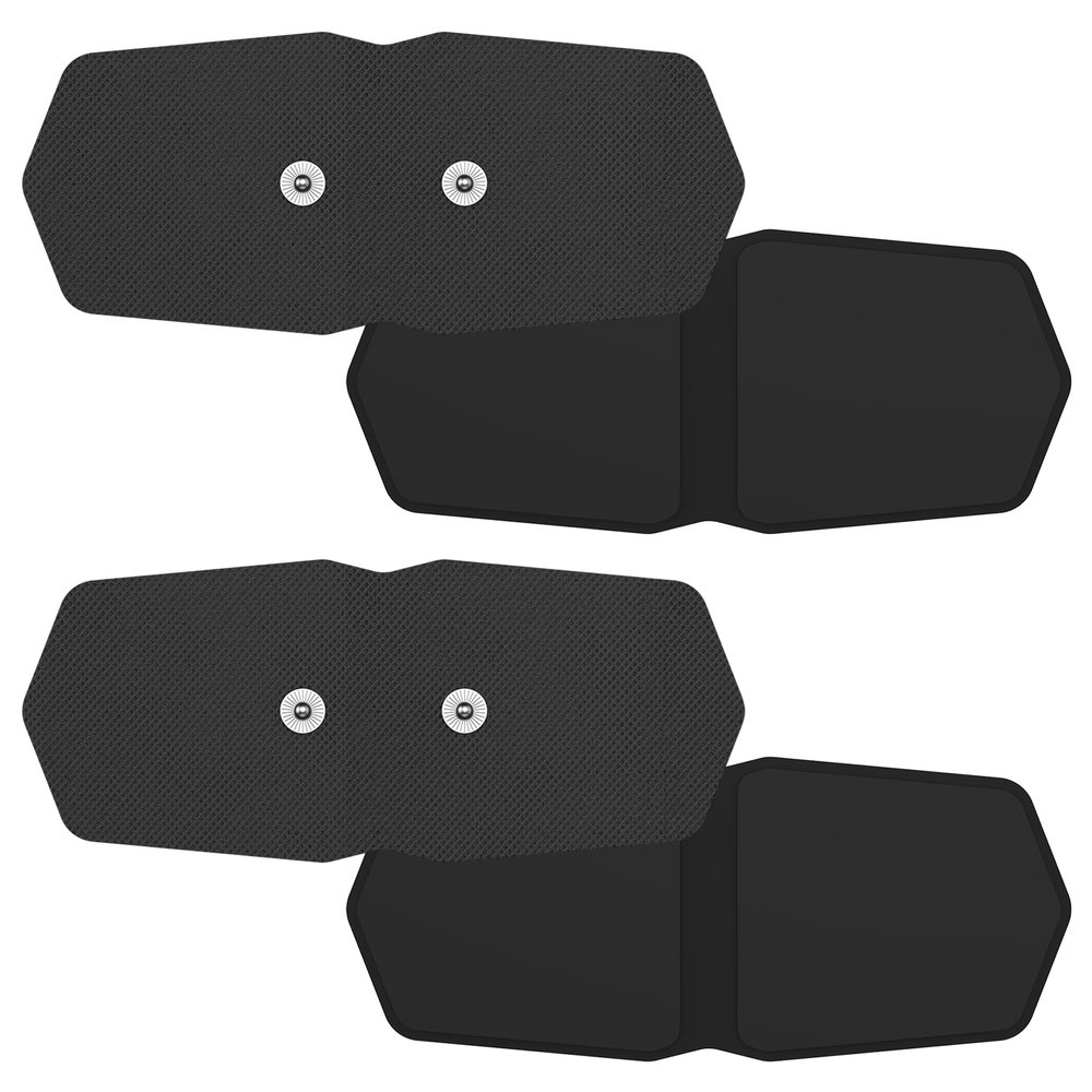 4.9 in x 2.5 in Tens Unit Electrode Pads - Standard 3.5mm Snap-in Connector Tens Unit Replacement Pads - Compatible with 125A and 125B Wireless TENS Unit(4pack)