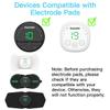 4.9 in x 2.5 in Tens Unit Electrode Pads - Standard 3.5mm Snap-in Connector Tens Unit Replacement Pads - Compatible with 125A and 125B Wireless TENS Unit(4pack) view 2
