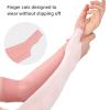 1 Pair of Arm Sleeves Breathable Elbow Brace Protections Cover for Dry Skin Moisturizing Softening, Moisturizing Sleeve Soft Elastic SEBS Slip Thumb Hole Arm Elbow Sleeve view 3