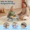 Almast Kids Spinning Chair for Autistic Kids (Blue) Cats Paw Shape Sensory Spinning Chair | Indoor Autism Toy | Ages 3+ | 220 lbs Capacity view 2