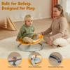 Almast Kids Spinning Chair for Autistic Kids (Orange) Cats Paw Shape Sensory Spinning Chair | Indoor Autism Toy | Ages 3+ | 220 lbs Capacity view 2
