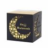 50 Pieces Eid Mubarak Boxes, Ramadan Goodie Gable Boxes, Reflective Paper Crescent Design Gift Boxes for Middle Eastern Festival Celebrations and Treats view 1