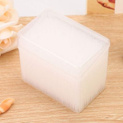 1100pcs Box Double Head Teeth Cleaning Toothpick Oral Care Floss Pick for Most People Yellow (White)