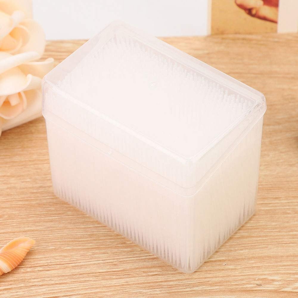 1100pcs Box Double Head Teeth Cleaning Toothpick Oral Care Floss Pick for Most People Yellow (White)