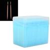 1100pcs Box Double Head Teeth Cleaning Toothpick Oral Care Floss Pick for Most People Yellow (Blue) view 1