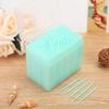 1100pcs Box Double Head Teeth Cleaning Toothpick Oral Care Floss Pick for Most People Yellow (Green) view 4