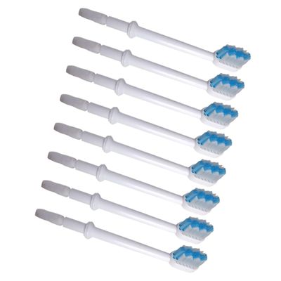 ARTSEWPLY 8pcs Water Flossers Brush Heads Replacement Oral Irrigator Brush Heads for Complete Family