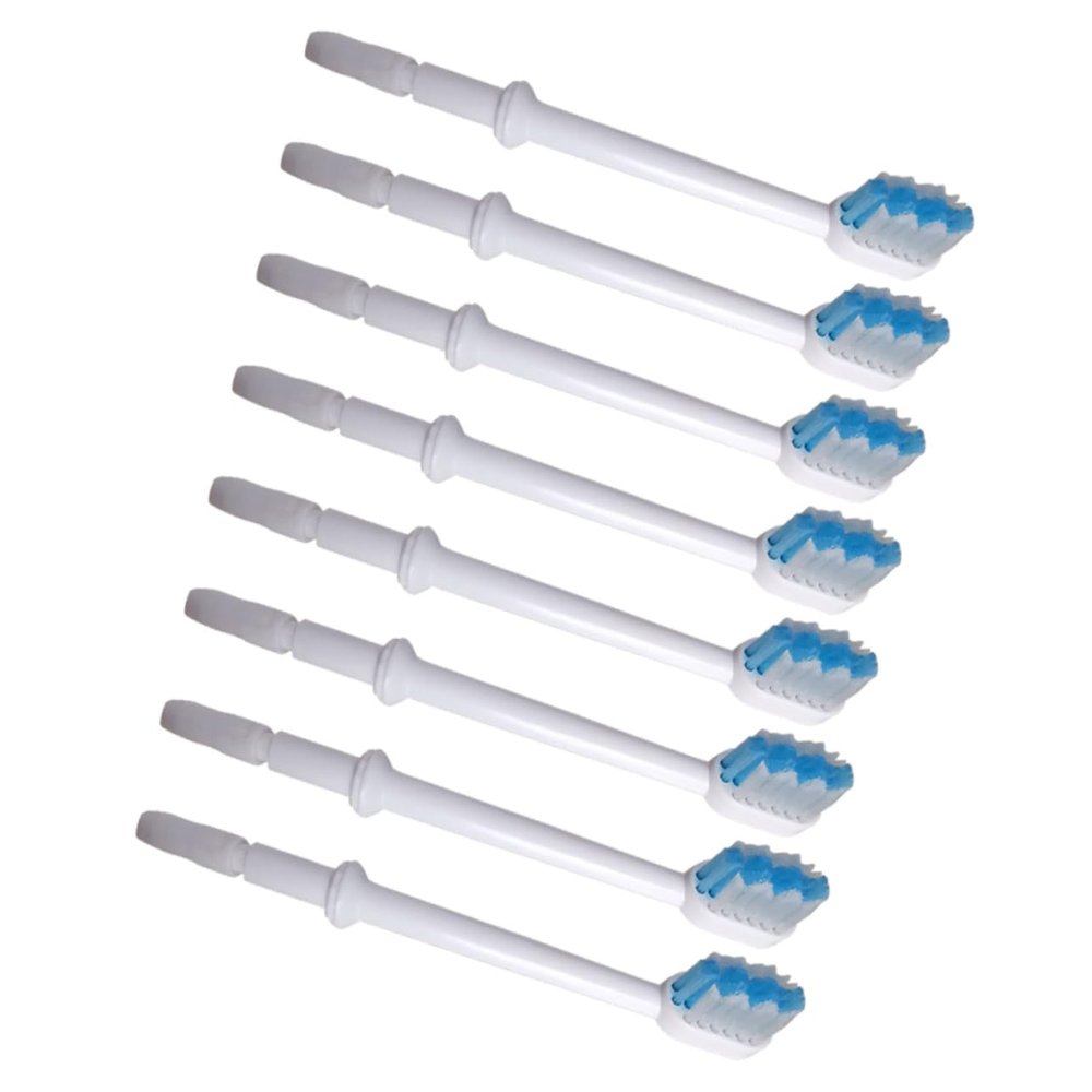 ARTSEWPLY 8pcs Water Flossers Brush Heads Replacement Oral Irrigator Brush Heads for Complete Family