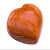 Amazing Gemstone Chocolate Jasper Crystal Heart Palm Stone - Pocket Massage Worry Stone for Natural Body Chakra Balancing, Reiki Healing and Crystal Grid view 3