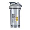 Appendix Cancer Awareness America Flag 18 Ounce Shaker Bottle Drink Mixer Leak-proof Pre Workout Protein Shakes Meal Replacement Shakes Bottles 500ML/18 Oz Gray