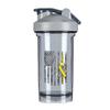 Deaf Awareness America Flag 18 Ounce Shaker Bottle Drink Mixer Leak-proof Pre Workout Protein Shakes Meal Replacement Shakes Bottles 500ML/18 Oz Gray view 1