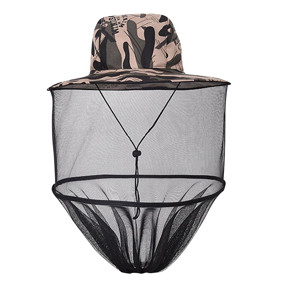 This Inexpensive hat with an Oversized mesh Will p Beekeeping Hat, Camouflage Beekeeper Anti Mosquito Bee Bug Insect Fly Mask Cap, Face Protection, Outdoor
