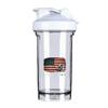 America Flag Electrician 18 Ounce Shaker Bottle Drink Mixer Leak-proof Pre Workout Protein Shakes Meal Replacement Shakes Bottles 500ML/18 Oz White view 1