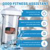 America Flag Electrician 18 Ounce Shaker Bottle Drink Mixer Leak-proof Pre Workout Protein Shakes Meal Replacement Shakes Bottles 500ML/18 Oz White view 2