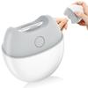 SCAIKTIG Electric Automatic Nail Clipper with Light, 2 Speeds, Magnetic Cover, Nail Scraps Storage, USB Rechargeable, Safety Electric Fingernail Trimmer for Kids, Adult, Seniors, Men, Caregivers,White view 1
