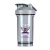 Alzheimer's Awareness 18 Ounce Shaker Bottle Drink Mixer Leak-proof Pre Workout Protein Shakes Meal Replacement Shakes Bottles 500ML/18 Oz Gray-2 view 1