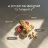 Blueprint Bryan Johnson Macadamia Nut Protein Bar - 9G Plant Protein - Healthy Fats - Supports Muscle Growth - Low Carb & Sugar - Natural Ingredients - Vegan Keto Snack (Raspberry - 12 Pack) view 3