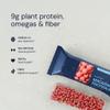 Blueprint Bryan Johnson Macadamia Nut Protein Bar - 9G Plant Protein - Healthy Fats - Supports Muscle Growth - Low Carb & Sugar - Natural Ingredients - Vegan Keto Snack (Raspberry - 12 Pack) view 4