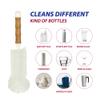 HIC Kitchen Water Bottle Brush, Natural Bamboo with Non-Scratch Bristles, Set of 2 view 2