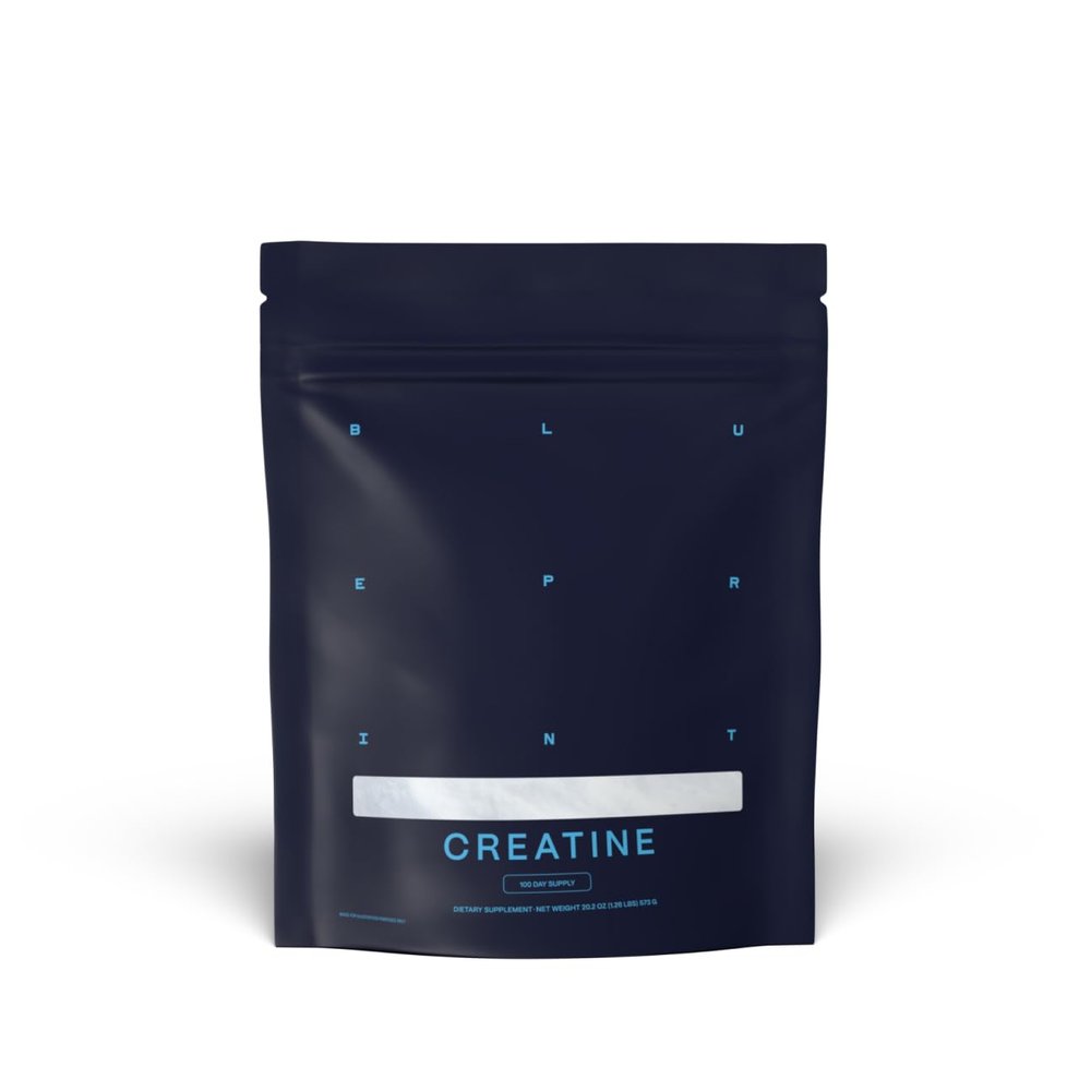 Blueprint Bryan Johnson Creatine Monohydrate Powder Amino Acid Powder - Supplement Supports Muscle Growth, Recovery, Strength & Focus Unflavored Creatine for Women & Men 5g Dose 100 Servings