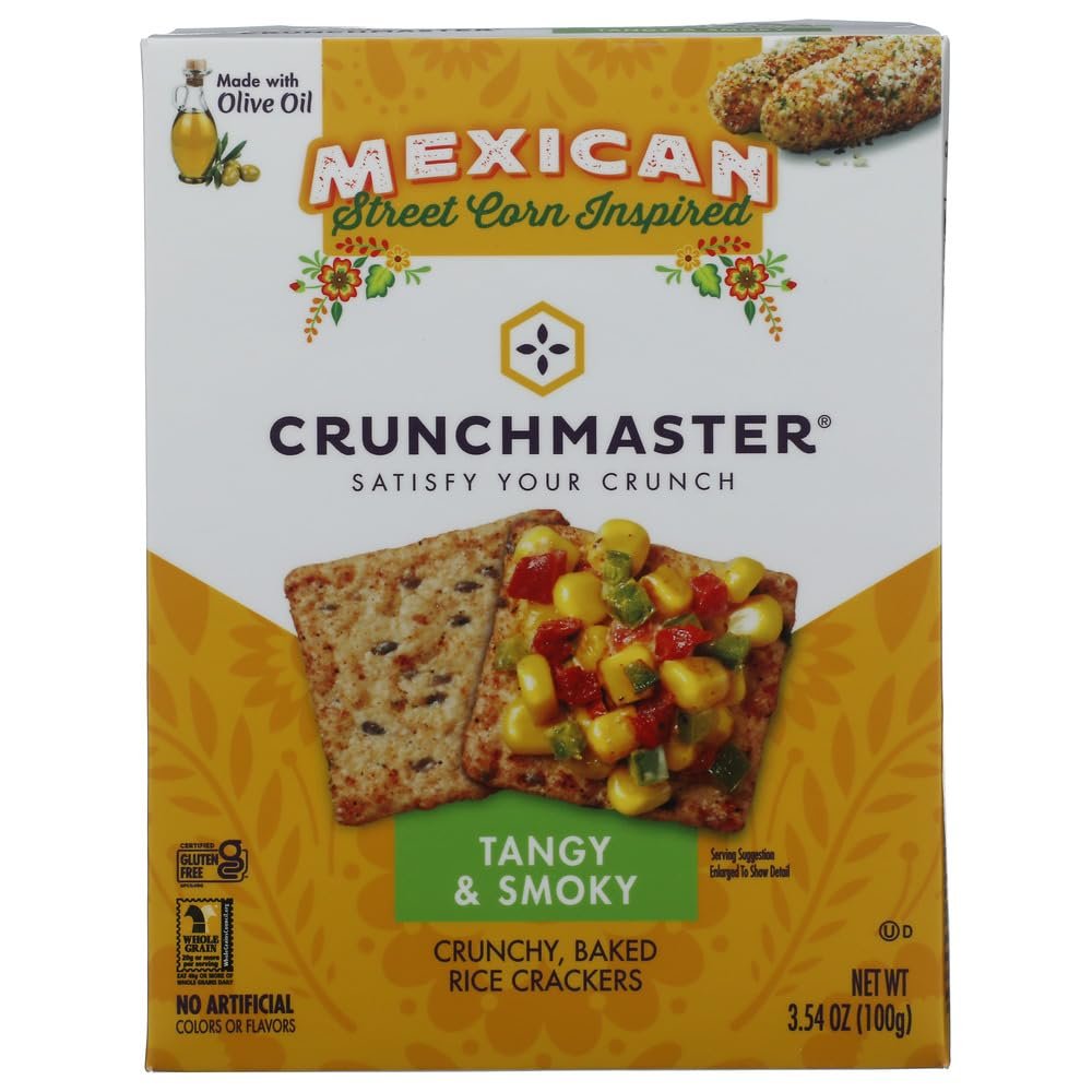 Crunchmaster Mexican Street Corn Crackers, 3.54 Ounce