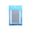 Gradient Blue with Window Resealable Zipper Seal Foil Flat Bags for Small Business, Home Use, Food Storage, Beauty Sample, Pop Up Events, Freeze Dried Candies, Tea (500, 4.72 inch x 7.09 inch) view 2