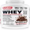 BASIC SUPPLEMENTS Whey Protein Powder, 25g Protein, Complete Amino Acid Profile, Gluten-Free, Low Fat, RBST-Free, Supports Muscle Recovery & Antibody Health view 1