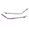 ACEFCXAUSVC Spectacle arms ReplacementGlasses arms 1 Pair Glasses Replacement Temples Arms Metal Eyeglass Repair Parts Temples for One-Hole Rimless Glasses, Purple view 1