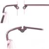 ACEFCXAUSVC Spectacle arms ReplacementGlasses arms Glasses Replacement Parts Eyeglass Repair Kits,1 Pair Clear Yellow view 3