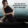 Inflatable Nuru Massage Sheet with Inflatable Sides | Manual Inflate | Black Vinyl Waterproof | 83 x 61 x 6.3 inches | Easy to Clean | Couples Massage view 2