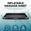 Inflatable Nuru Massage Sheet with Inflatable Sides | Manual Inflate | Black Vinyl Waterproof | 83 x 61 x 6.3 inches | Easy to Clean | Couples Massage view 3