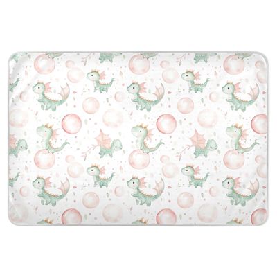 SEHANY Cartoon Dinosaur Washable Bed Pads for Kids Toddlers, Waterproof Incontinence Bed Pads Reusable Underpads Mattress Protector Pee Pads for Adults Kids Seniors Dog , 34" x 52"