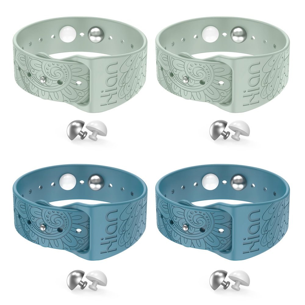 Motion Sickness Bracelets Wristband Sea Sickness for Adult Kids & Pregnant Women, Acupressure Anti Nausea Wristbands for Car Sea Air Cruise Travel Sickness, Relief Motion/Morning Sickness-2 Pairs