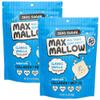 Max Mallow Sugar Free Marshmallows - Keto Friendly, Perfect for S'mores, Hot Chocolate, and Baking with Zero Sugar Snacks, Smores Mct Oil Zero Sugar Marshmellow Marshmallow Classic Vanilla, 2 Pack view 1