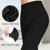 WEGITCS 2 Pairs 15-20 mmHg Compression Pantyhose, Open Toe Compression Stockings for Women, Waist High Opaque Compression Tights for Varicose Veins, Swelling, Doctor, Teacher(Black, XXL) view 4