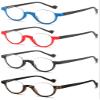 ABETOS 4 Pack Retro Half Frame Reading Glasses Half Moon Semi Rimless Readers Vintage Round Oval Eyeglasses Men Women, Tortoiseshell 3.0 view 1