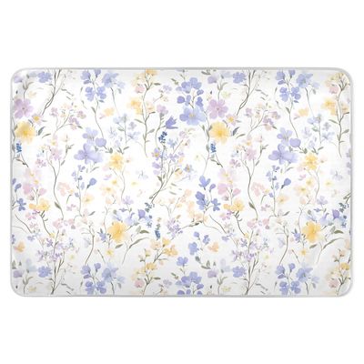 SEHANY Elegant Colorful Floral Washable Bed Pads for Kids Toddlers, Waterproof Incontinence Bed Pads Reusable Underpads Mattress Protector Pee Pads for Adults Kids Seniors Dog , 34" x 52"
