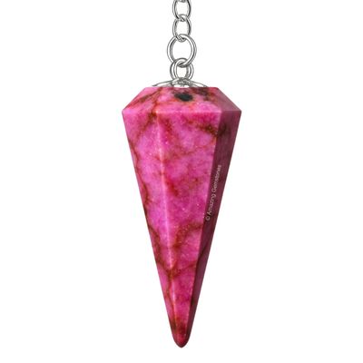 Amazing Gemstone Cobalt Calcite Crystal Pendulum for Divination - Certified Dowsing and Healing Stones for Chakra Balancing and Meditation - Enhance Reiki Spiritual Growth with Healing Crystals