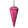 Amazing Gemstone Cobalt Calcite Crystal Pendulum for Divination - Certified Dowsing and Healing Stones for Chakra Balancing and Meditation - Enhance Reiki Spiritual Growth with Healing Crystals view 1