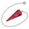 Amazing Gemstone Cobalt Calcite Crystal Pendulum for Divination - Certified Dowsing and Healing Stones for Chakra Balancing and Meditation - Enhance Reiki Spiritual Growth with Healing Crystals view 2