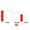 qiqee 30PCS Medium Gift Bag with Handles Bulk 11"x5"x8" Gift Bags Lake Green Bags Multiple Uses (Medium Size) view 4