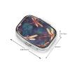 Pill Box Hand Painted Dragonfly Square Pill Case for Purse & Pocket 2 Compartment Medicine Pill Organizer Portable Travel Pillbox Medicine Vitamin Cod Liver Oil Storage Box view 2