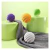 3PCS Wrinkle Laundry Balls ReusableWashing Machines Silicone Clothes Washer Balls Home Tools(Purple) view 4