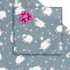 Cute Sleeping Sheeps Flying Gift Wrapping Paper Party Favor Happy Bday Wrap With Cutting Line(Print-05,58"x 23") view 2